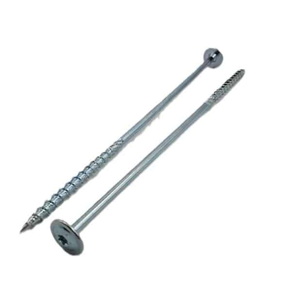 Tellerkopschroeven verzinkt torx 8x240mm tx40 inhoud 25 stuks Tellerkopschroeven verzinkt torx 8x240mm tx40 inhoud 25 stuks
