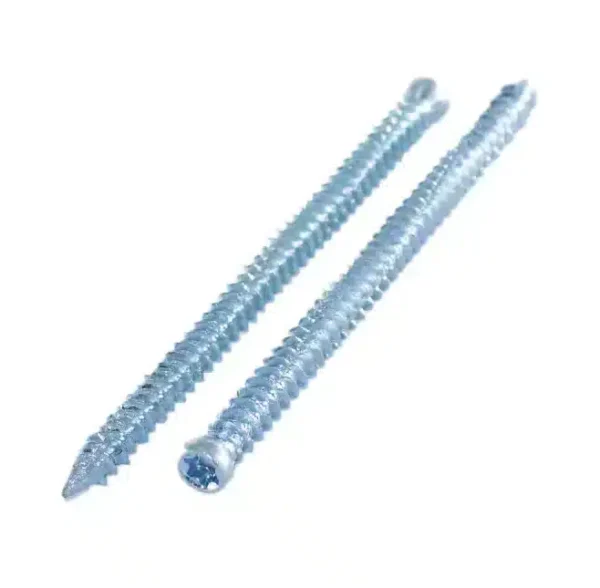 Kozijnschroef verzinkt 7,5x92 Cilinderkop