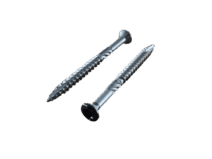 Potdekselschroef, ook wel gevelschroef genoemd, met zwarte smalle lenskop en Torx aandrijving, RVS 410, geschikt voor montage van gevel- en potdekselplanken. Dikte is 4 millimeter en lengte is 50 millimeter.